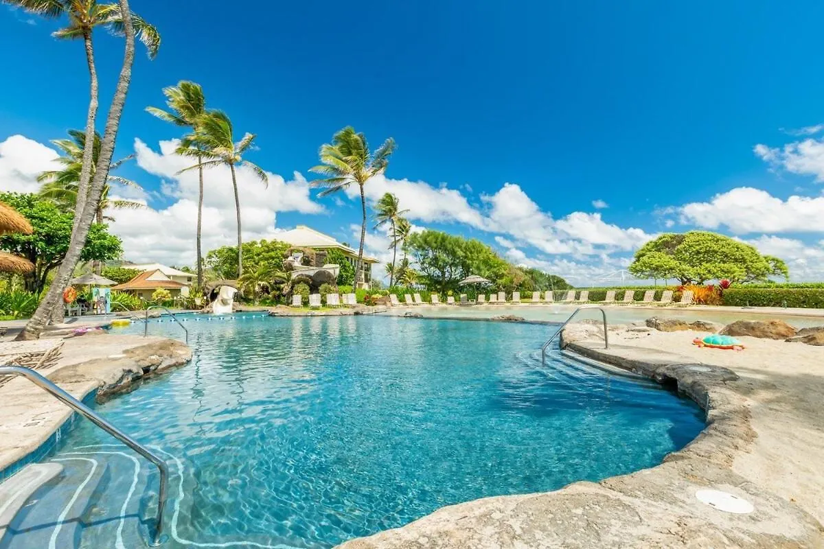 Mountain View, 4 Star Beachfront Resort, Lanai, Ac, Pool, Restaurant, Gym, Spa Lihue Appartement